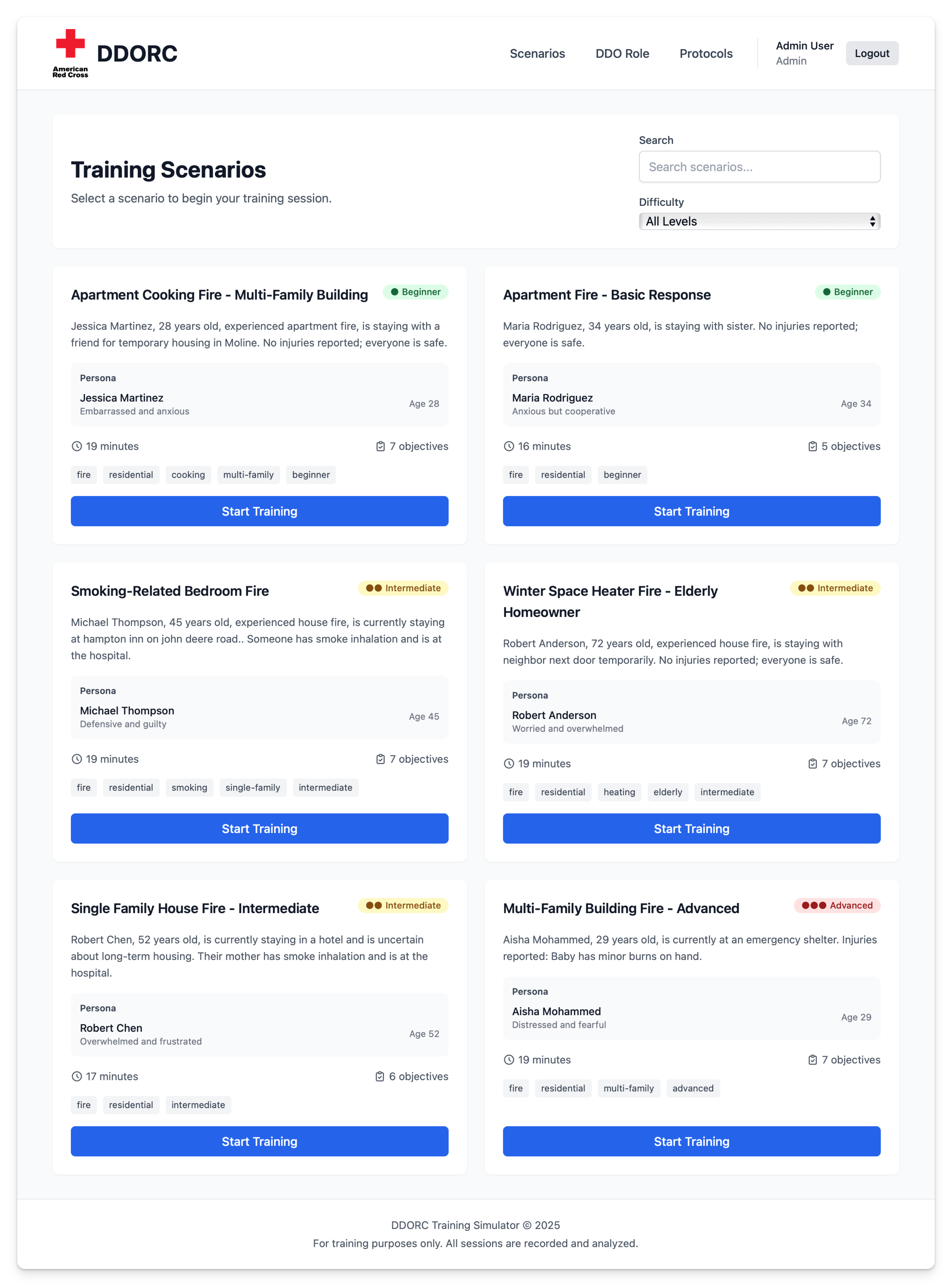DDORC Training Platform